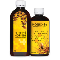 Ентеронормін 10 (доз) з Йодіс+Se (40 г + 200 мл) для Бджільництва